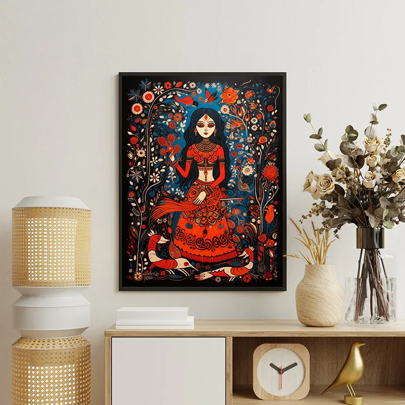 Scarlet Lady Canvas Wall Art media 3