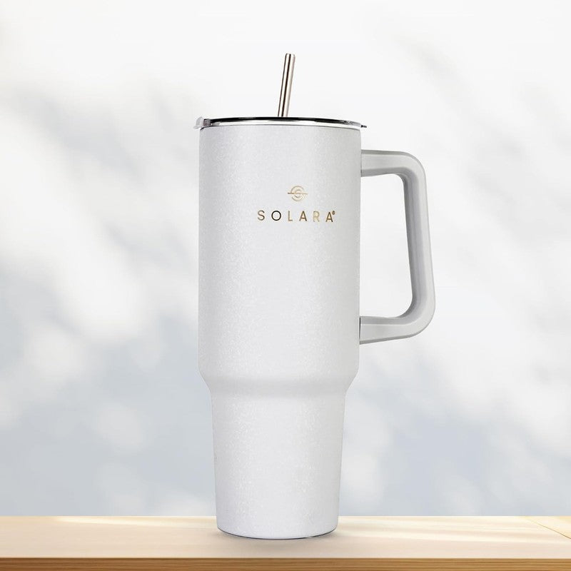 Solara Urban Chill Stainless Steel Tumbler (1200 ML) - White media 3