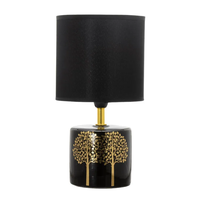 Vriksha Resin Table Lamp - Black,Gold media 6