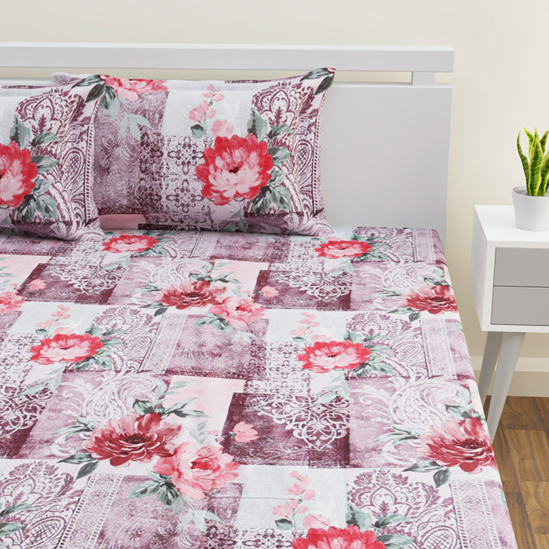 Nimisha Printed Cotton Bedsheet - 220 TC media 3