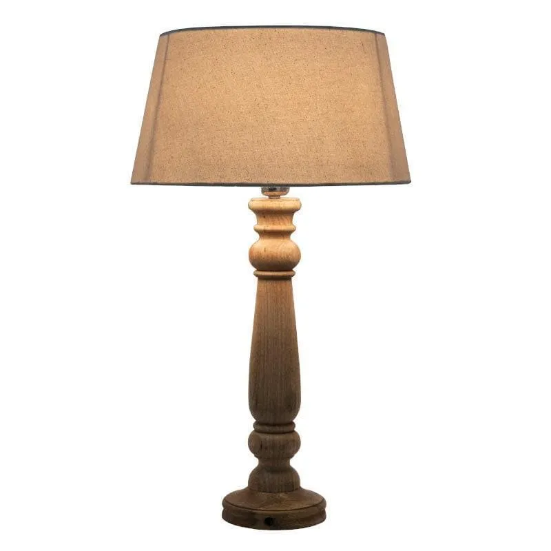 Blissful Beam Fabric Table Lamp - White media 4