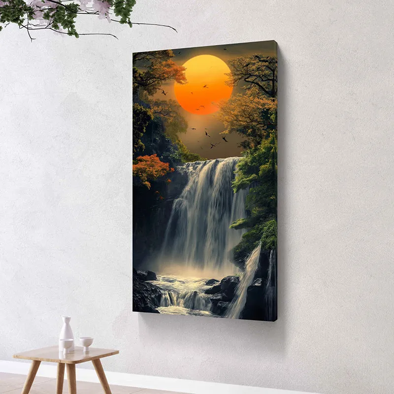 Serengetti Cascades Canvas Wall Painting media 5