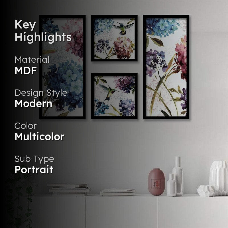 Bloom Arlo Wall Painting - Set Of Three media 2