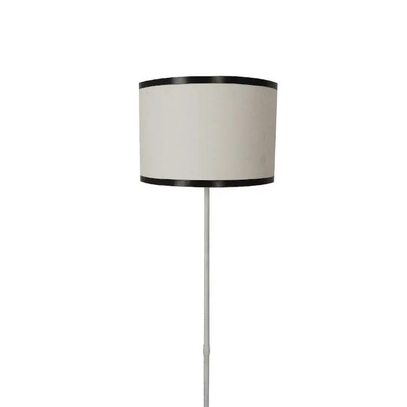 Urbane Isela Floor Lamp - White & Black media 4