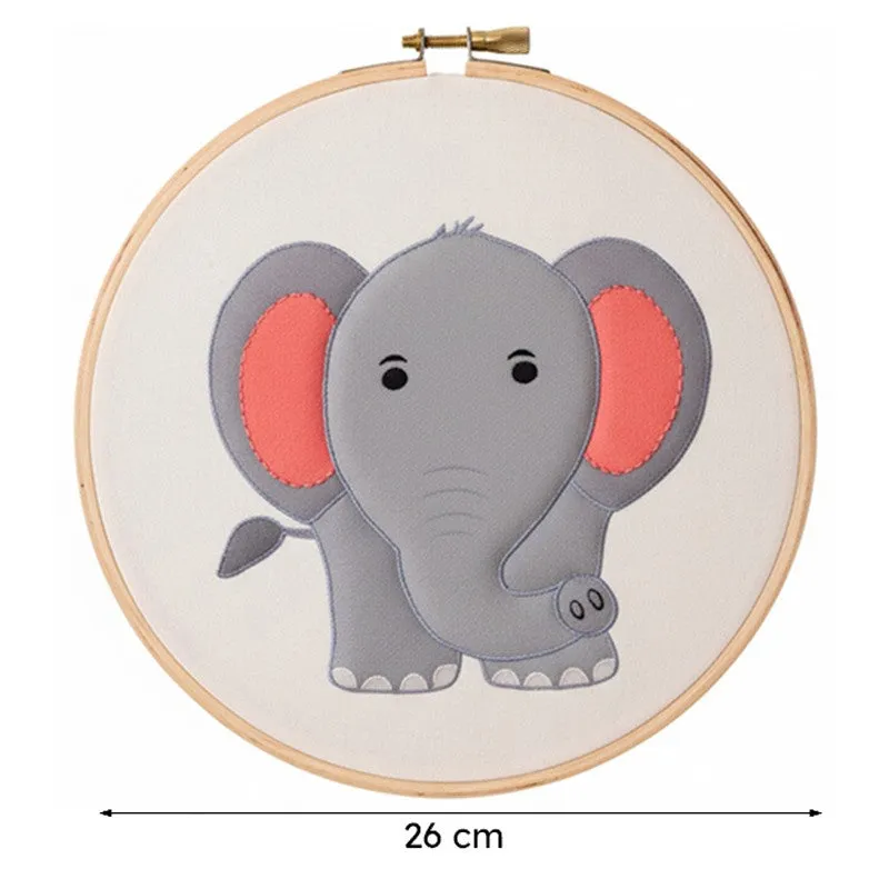 Jumbo Jude Fabric Wall Accent - Elephant Collection media 6