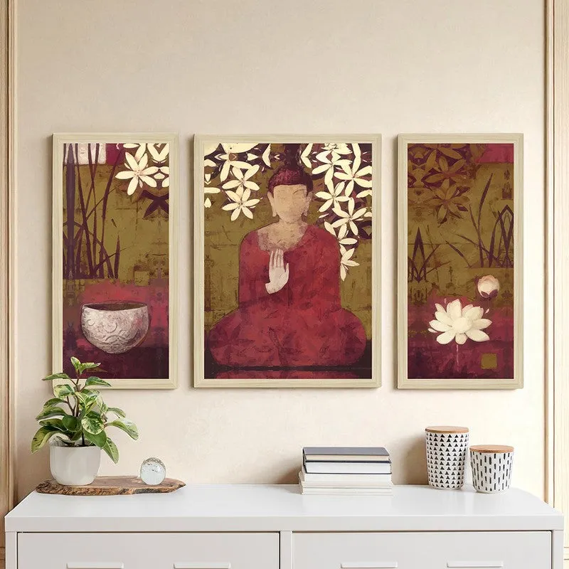 Stillness Within Wall Art - Set of Three media 1