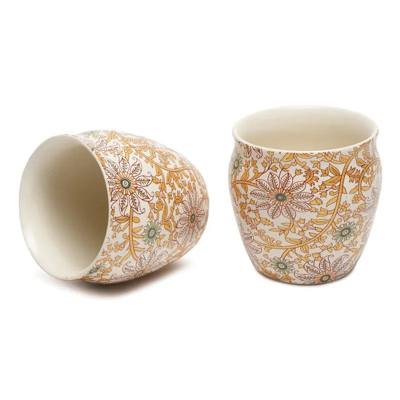 Medley Handcrafted Ceramic Kulhad (220 mL) - Set Of Six media 4