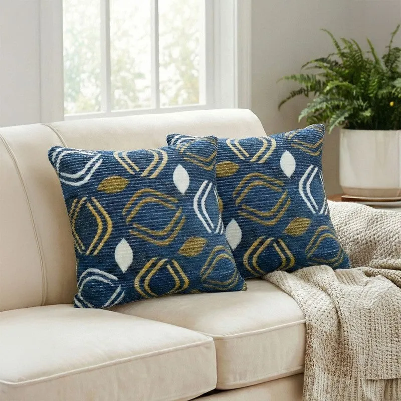 ShapeCraft Cushion Cover (Navy) - Set Of Two media 1
