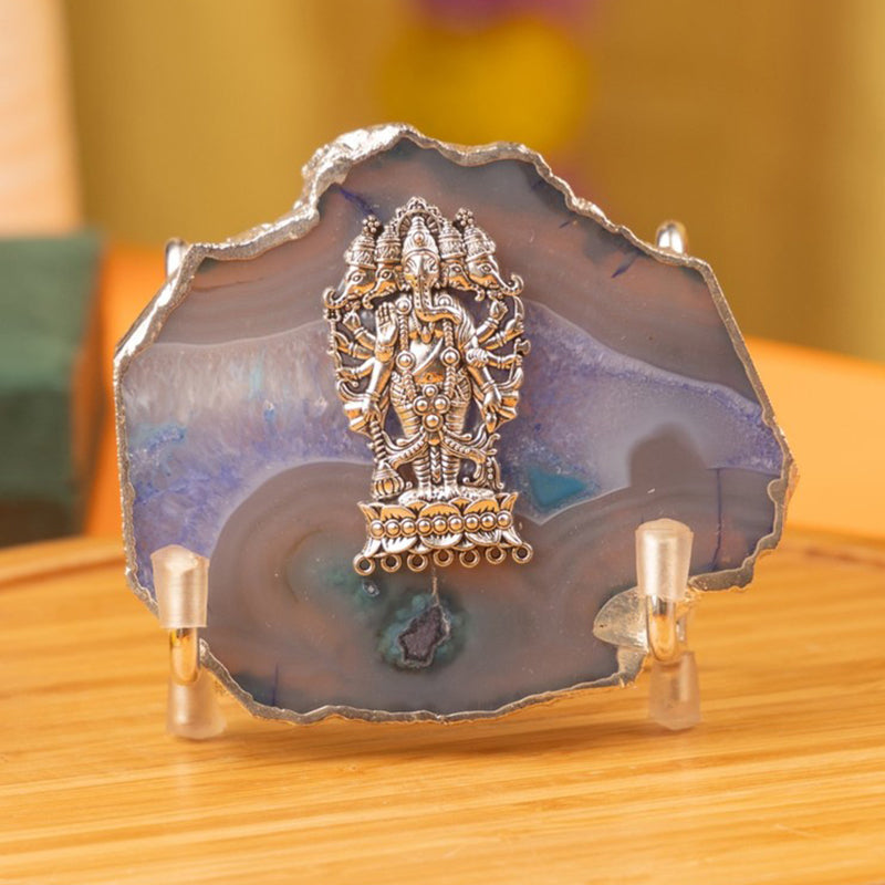 Divine Aura Ganesha Showpiece media 4