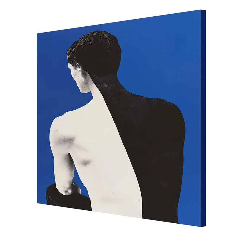 Black & White Man Silhouette Wall Painting media 6