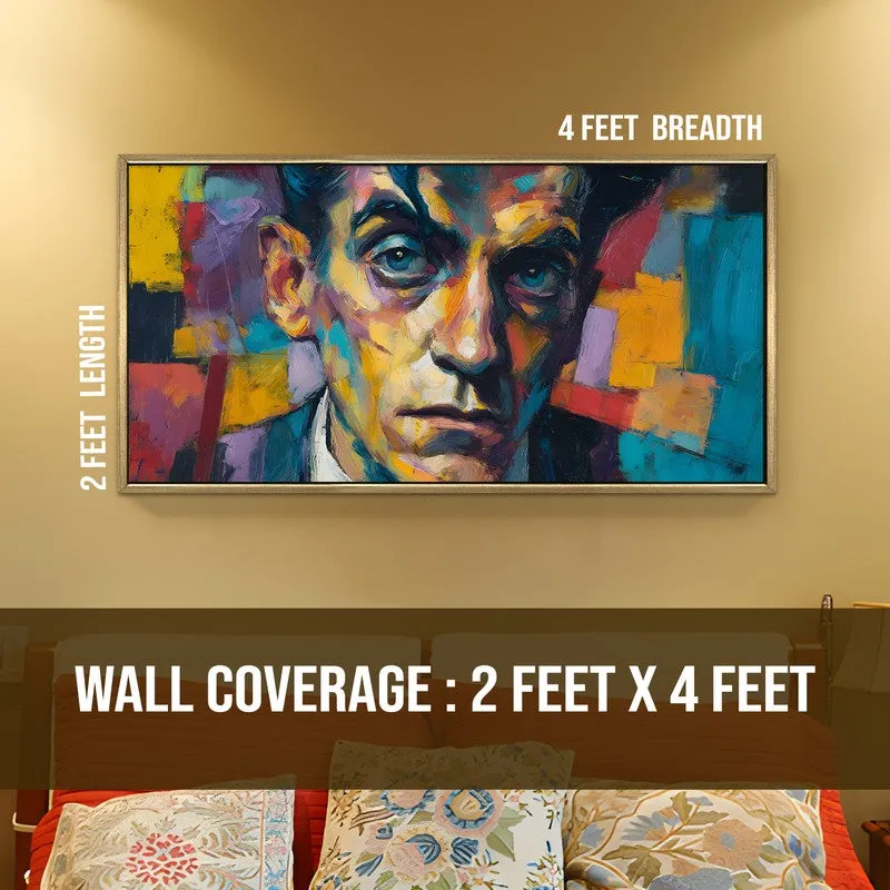 Silent Intensity Canvas Wall Painting With Frame media 8