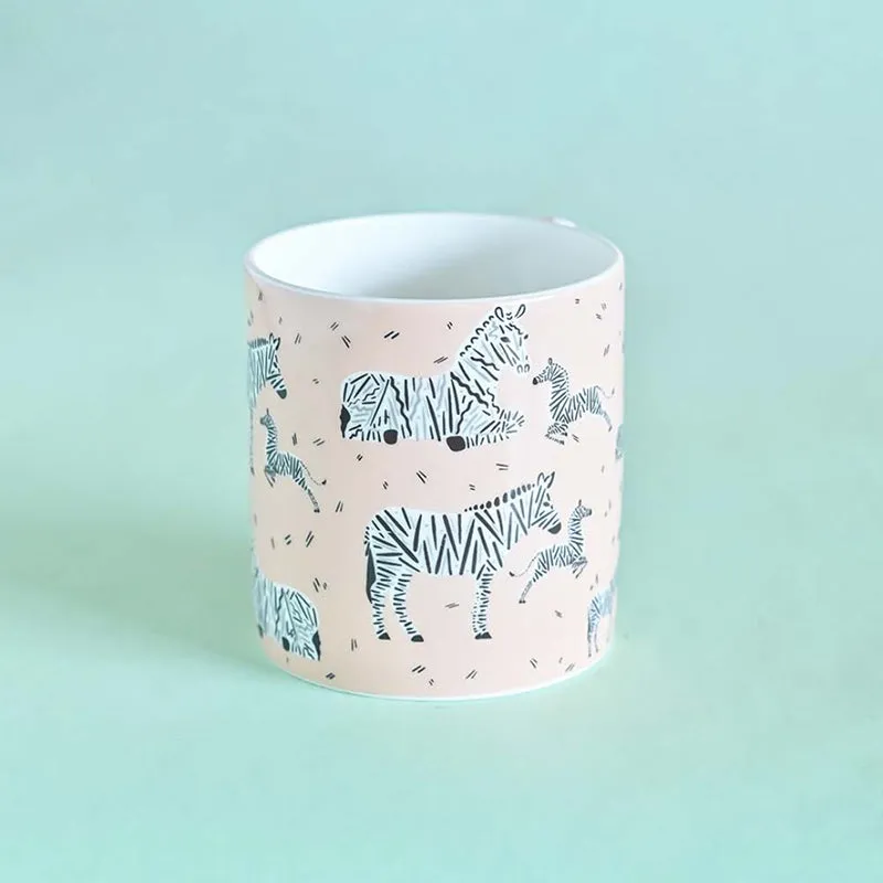 Zebra Ceramic Coffee Bone China Coffee Mug (300 mL) media 5