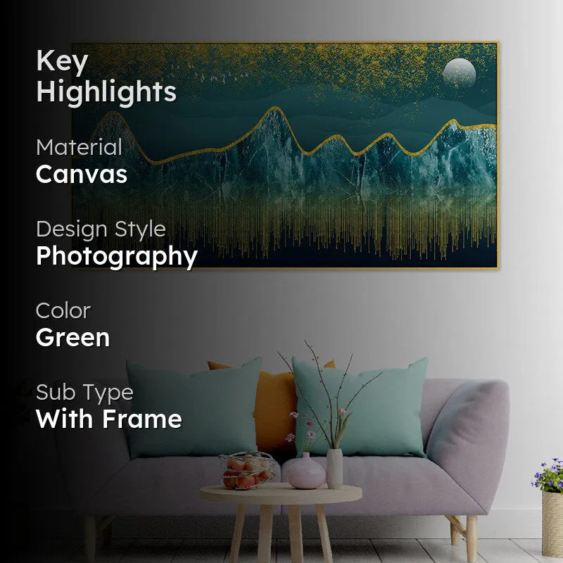 Silver Lining Canvas Wall Painting media 2
