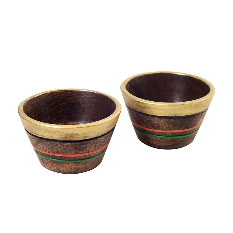 Vana Thali Wood Platter - Four Piece Set media 5