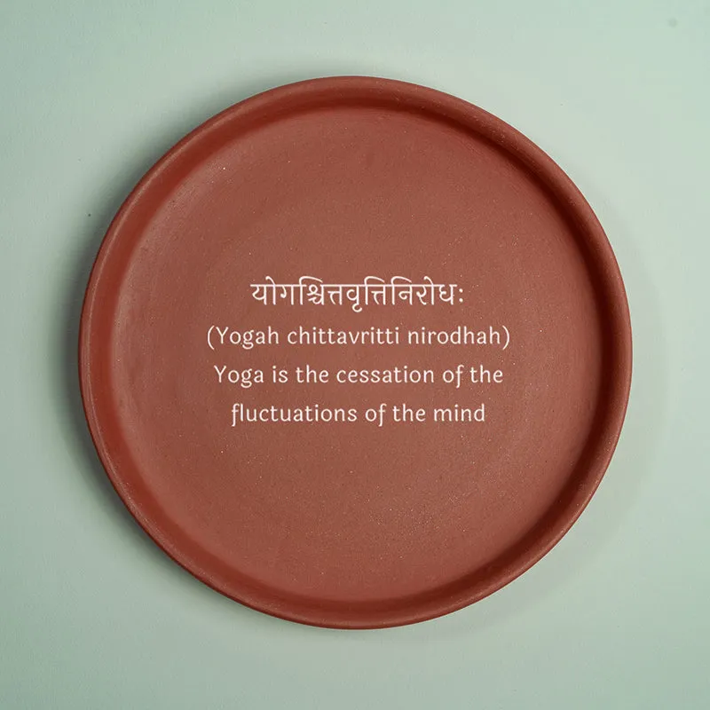 Soul Quotes Terracotta Wall Plate - Set Of Three media 4