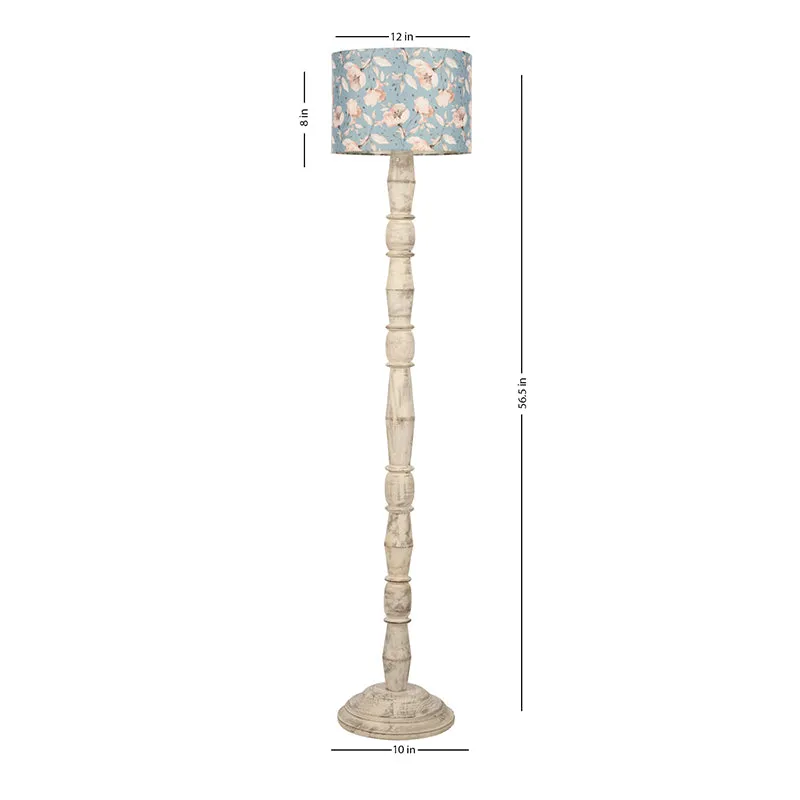 Nocturne Bleu Flora Floor Lamp media 5