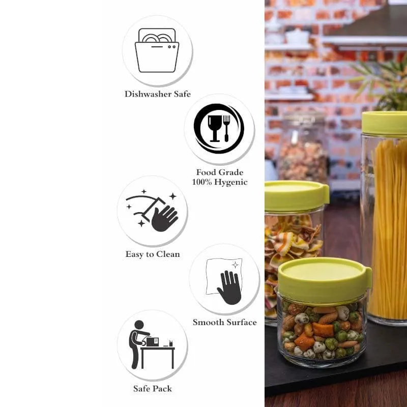 Ginxo Storage Jar (1000 mL/600 mL/300 mL) - Set Of Three media 6