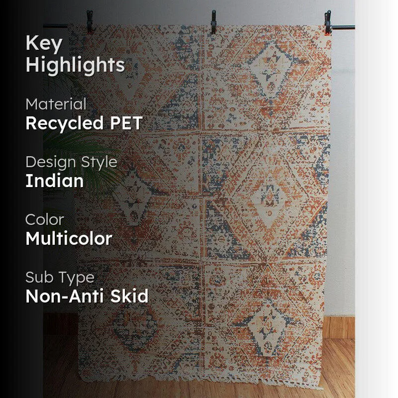 Munda Ethnic Recycled PET Dhurries media 2