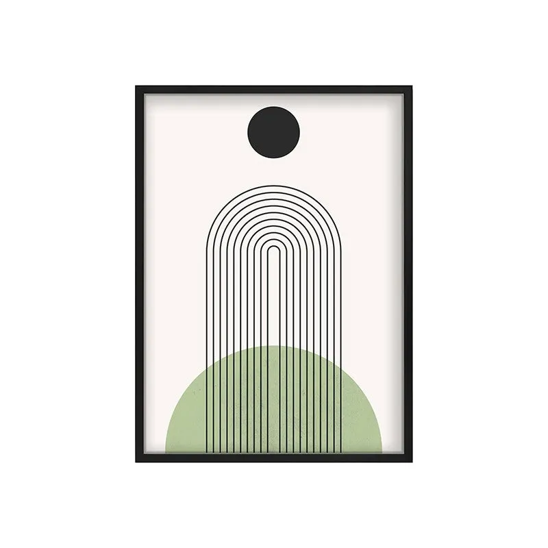 Quiet Horizon Canvas Wall Painting With Black Frame media 3