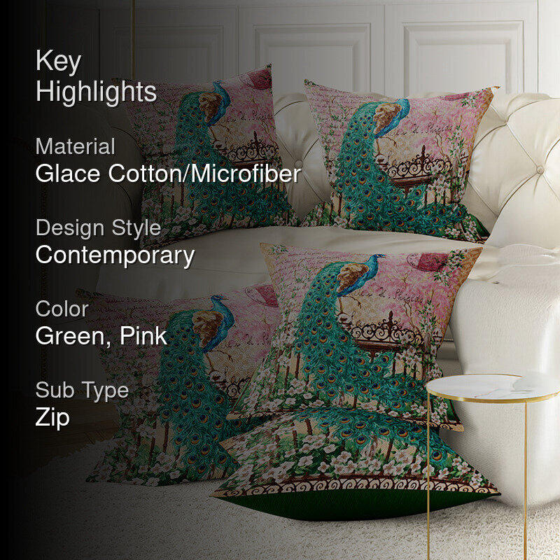 Mayukha Printed Cushion Cover Set - Set Of Five media 2