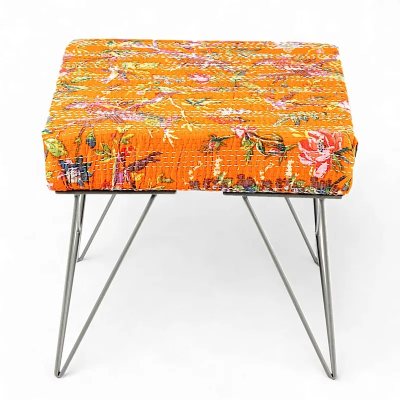 Havex Sheesham Wooden Bench - Orange media 5
