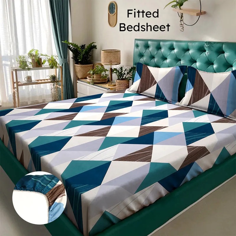 Amokha II Fitted Bedsheet - 180 GSM media 1