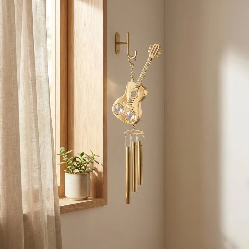 Regal Guitar 24K Gold Plated Mild Steel Windchime media 1