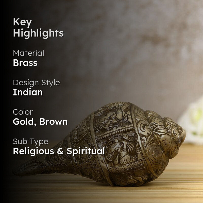 Lord Vinayaka Shankh Showpiece media 2