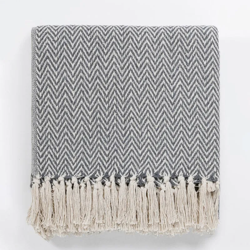 Oat Knot Throw - Grey media 8