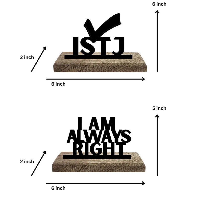 Resolute ISTJ Showpiece - Set Of Two media 5