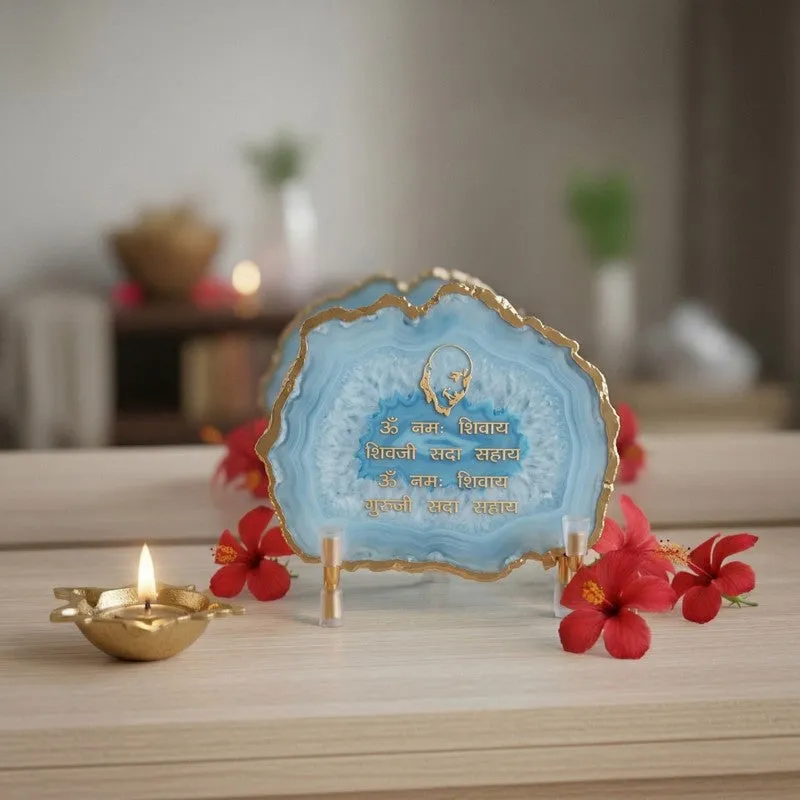 Guruji Mantra Agate Showpiece media 3