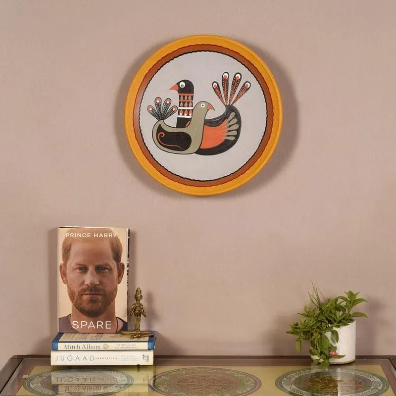 Chidiya Terracotta Wall Plate media 1