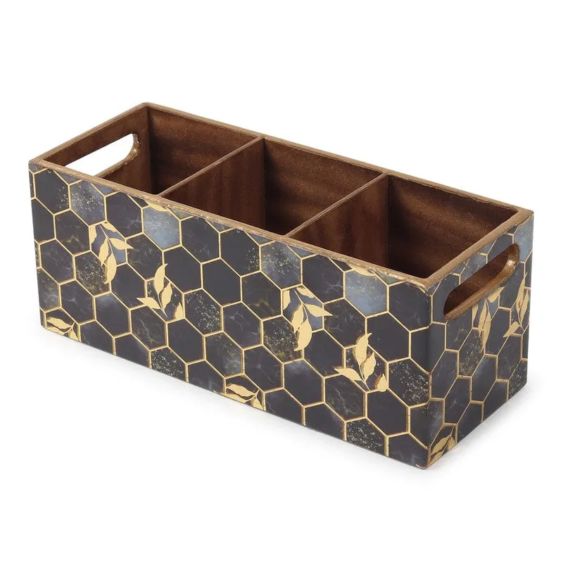 Hexiq Wooden Cutlery Holder media 5