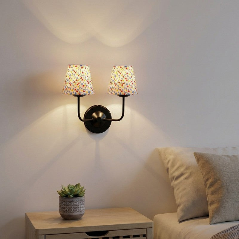 SoftGlow Twin Color Splash Cotton Wall Lamp