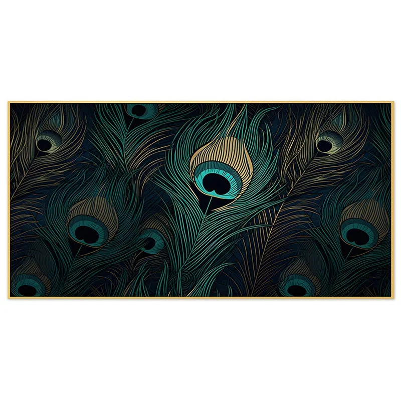 Feathers Of Mayura Canvas Wall Painting media 3