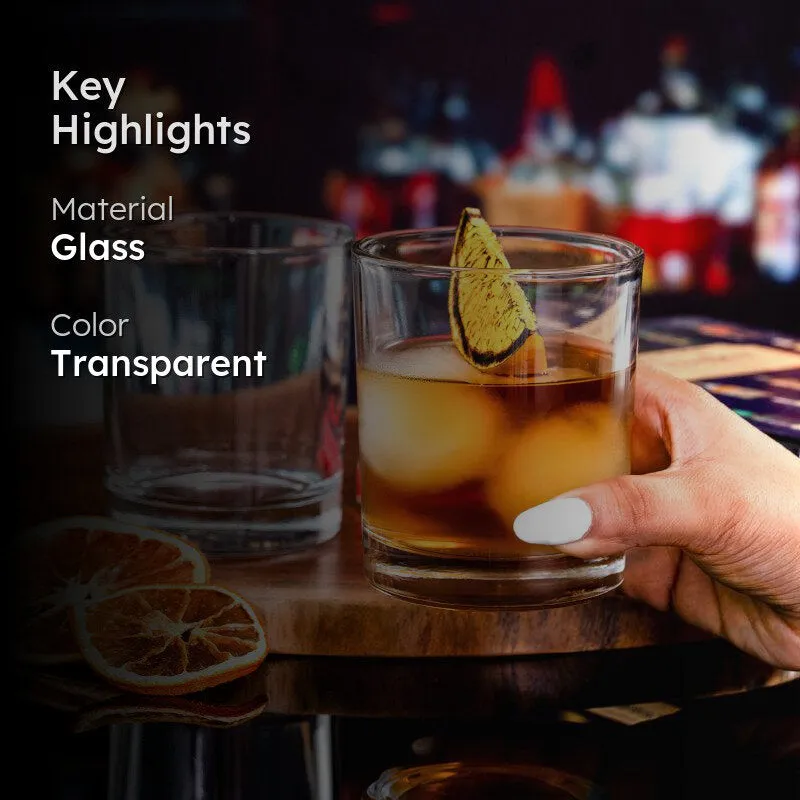 Leticia Old Fashioned Glasses (335 ML) - Set Of Six media 2