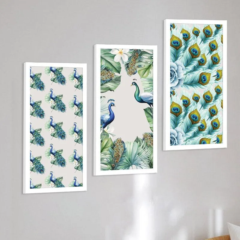 Peacock Print Wall Art media 5
