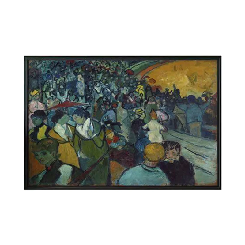 Les Arenes By Vincent Van Gogh - Black Frame media 6