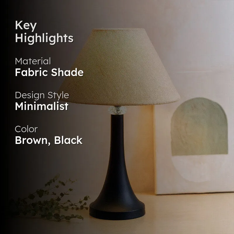 Knox Fabric Table Lamp - Brown,Black media 2