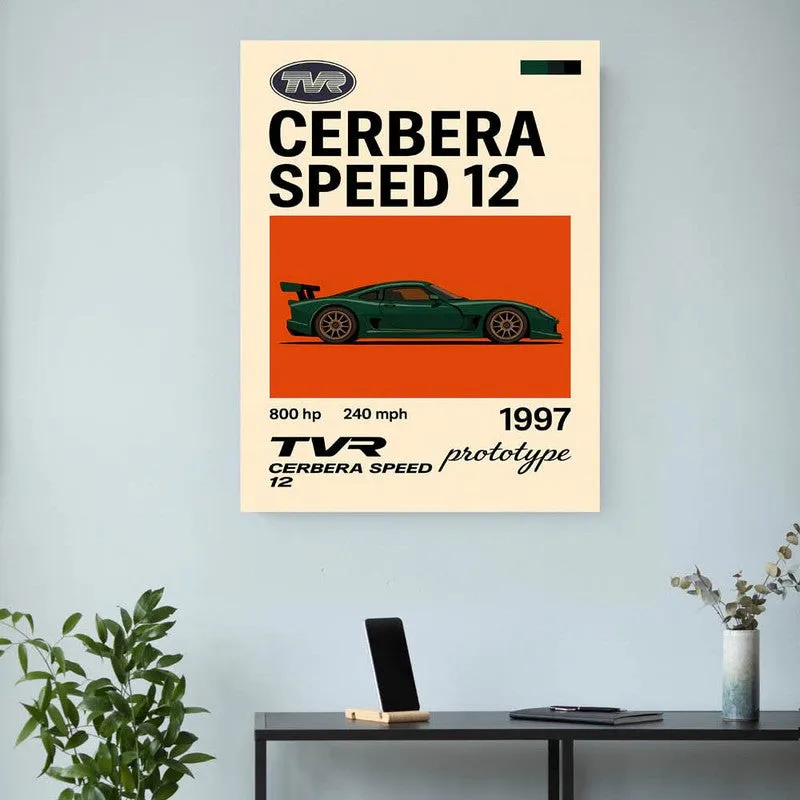 Cerbera Speed Legend Wall Poster media 3