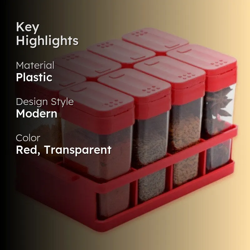 Red Sleeky Spice Box (80 mL Each) - Set of Eight media 2