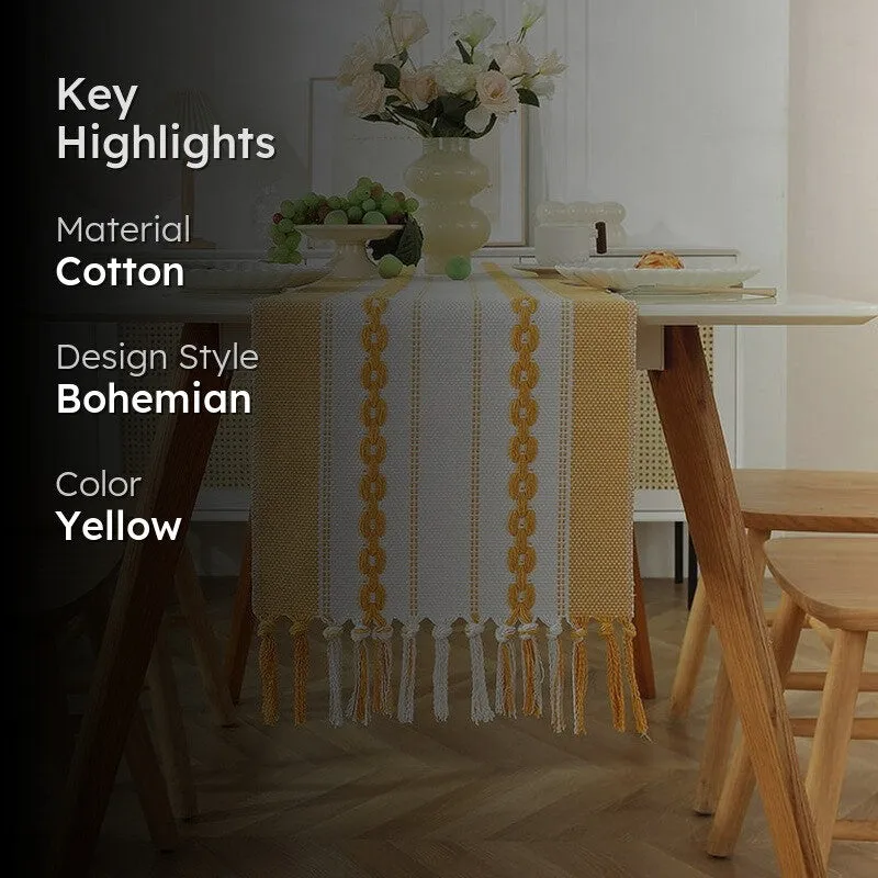 Nordic Charm Cotton Table Runner media 2
