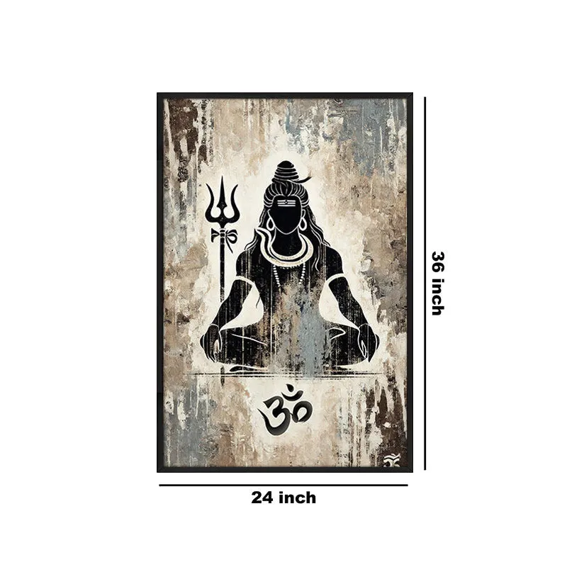 The Trance Of Shiva Wall Painting With Frame media 6