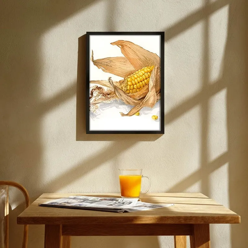 CornFarm Archival Canvas Wall Art - Black media 1