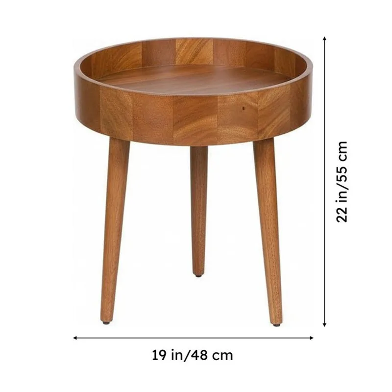 Byro Wooden Accent Table media 6