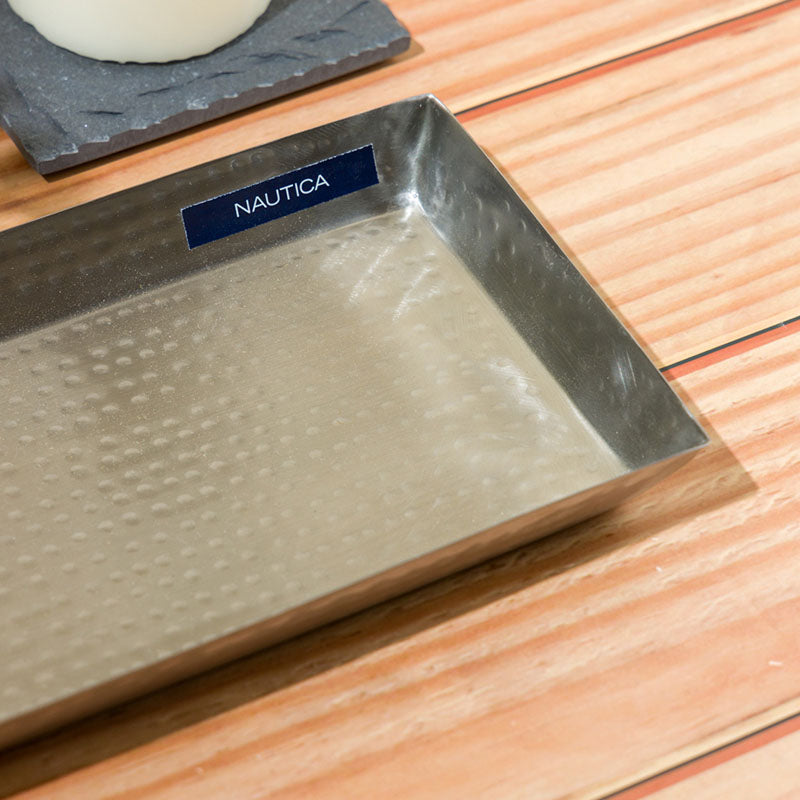 Nautica Mirrorline Waves Stainless Steel Bathroom Tray media 4
