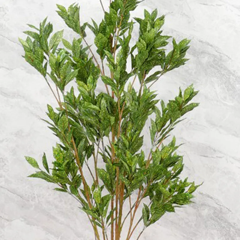 Artificial Gy Croton Leaf Plant Without Pot - 4.9 Feet media 4