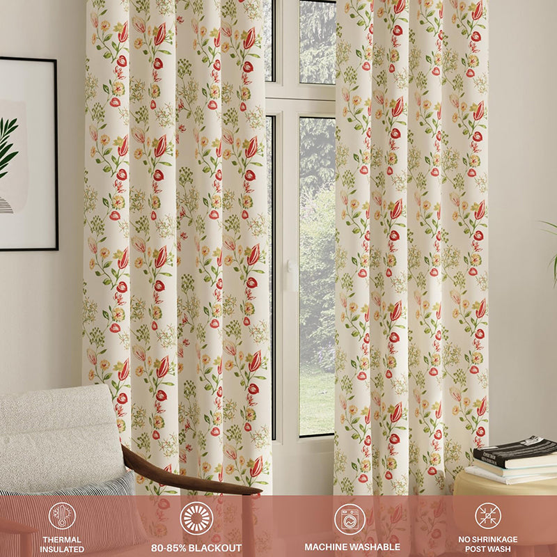 Urban Space Gulmohar Curtain - Set Of Two media 4