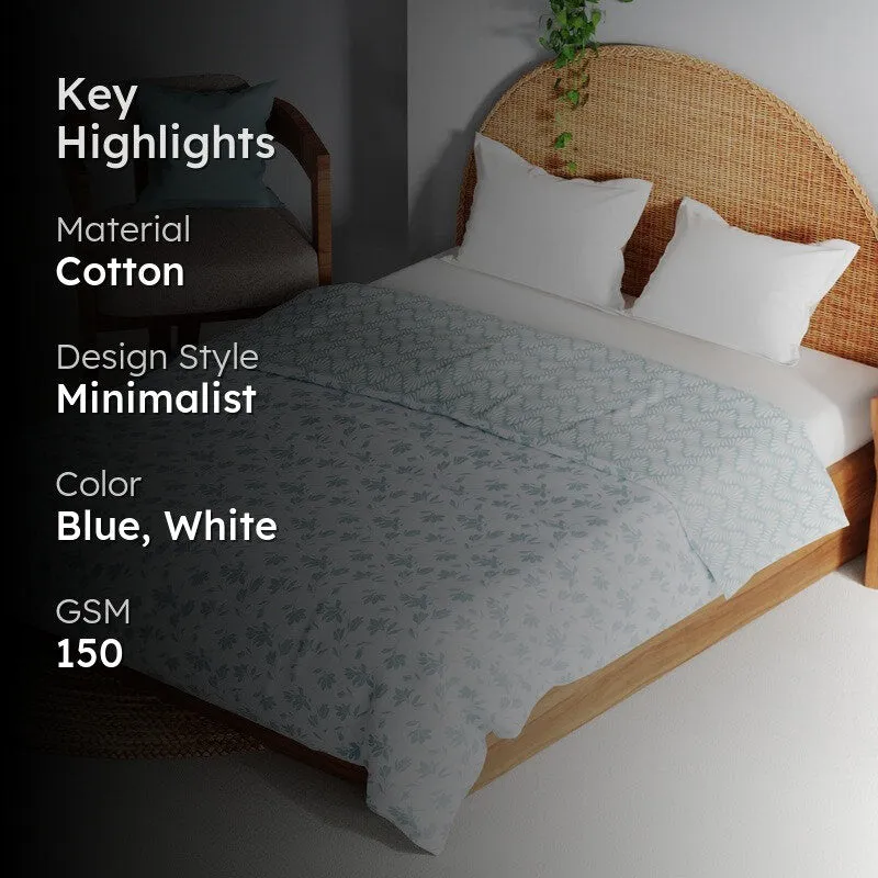 Jorvik Cotton Dohar - Blue,White media 2
