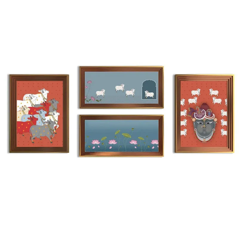 Kanha Nandi Wall Art - Set of Four media 5